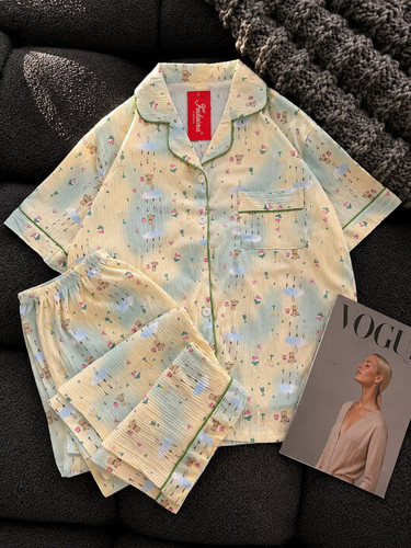 ست دو تیکه پیراهن شلوار زنانه 7715-27