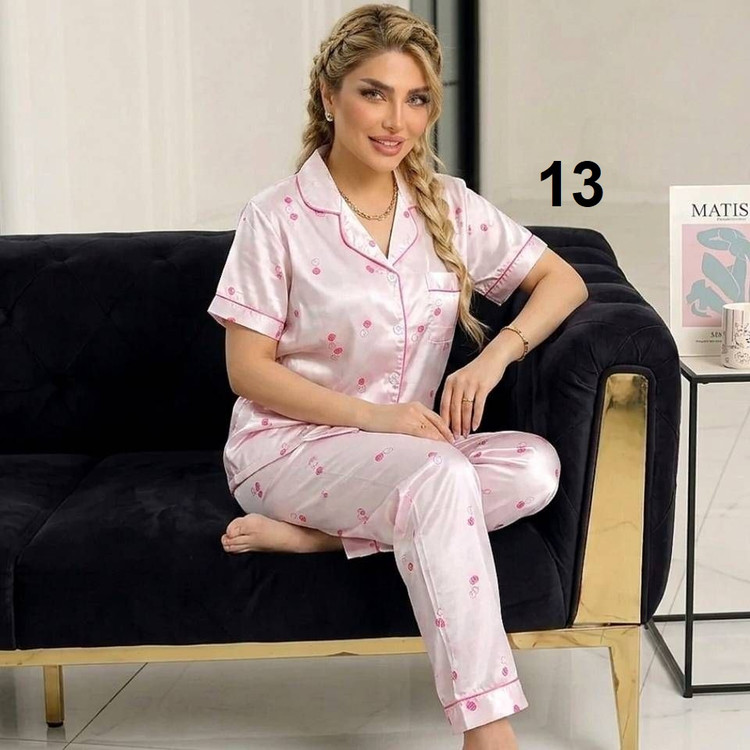 26 طرح ست دوتیکه ساتن 9361-03