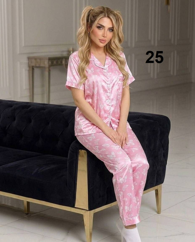 26 طرح ست دوتیکه ساتن 9361-03