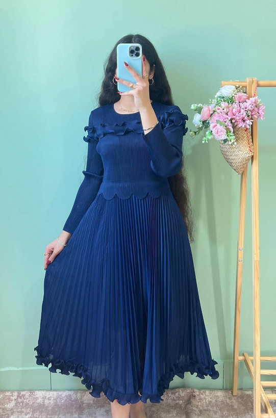 پیراهن مجلسی وارداتی در سه رنگ