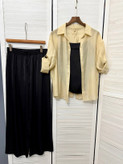 ست سه تیکه زنانه وارداتی در دو رنگ