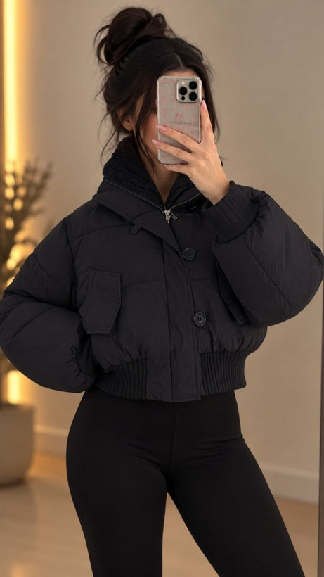 کاپشن کراپی زنانه کد 136
